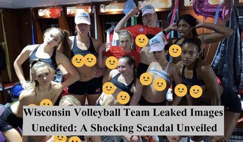 wisconsin volleyball team photos leak